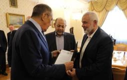 تفاصيل لقاء هنية ووفد من "حماس" مع وزير الخارجية الروسي