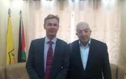 لقاء محمود العالول بممثل الاتحاد الأوروبي في فلسطين