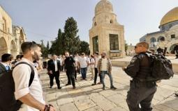 انتشار الشرطة الاسرائيلية في الحرم القدسي
