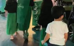 بوليفارد الرياض يكتسي باللون الأخضر بمناسبة اليوم الوطني السعودي 92
