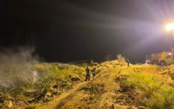 الدفاع المدني السعودي يخمد حريقاً في مجرى للمياه بوادي بيشة