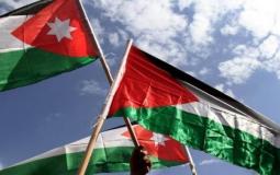 أعلام الأردن وفلسطين - تعبيرية