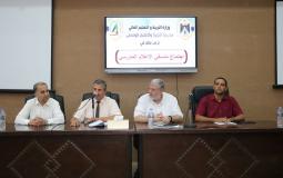 تربية الوسطى تجتمع بالمنسقين الإعلاميين في المدارس