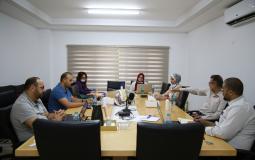 وفد من وكالة التنمية البلجيكية يزور برنامج غزة للصحة النفسية