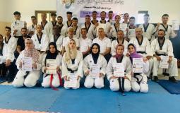 غزة: اتحاد التايكواندو يختتم فعاليات دورة الحكام بالمحافظات الجنوبية