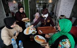 مطعم متخصص لاستقبال النساء في غزة