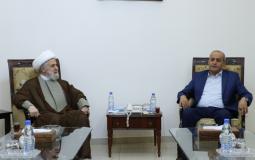 لقاء نائب الأمين العام لحزب الله بوفد قيادي من الجبهة الشعبية