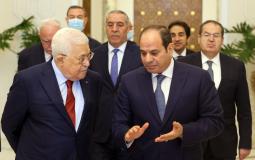 تفاصيل لقاء الرئيس عباس بنظيره المصري في القاهرة