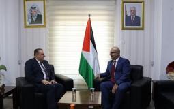 اجتماع وزير شؤون القدس بالسفير الأردني لدى فلسطين