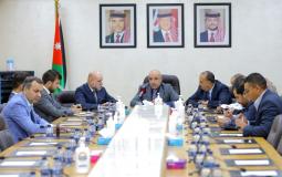 اجتماع محمود الهباش مع كتلة فلسطين بمجلس النواب الأردني