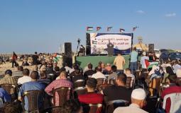 الفصائل تنظم فعالية بحرية شمال قطاع غزة