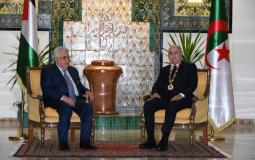 الرئيس عباس يبحث مع تبون إعلان الجزائر للمصالحة الفلسطينية - صورة أرشيف