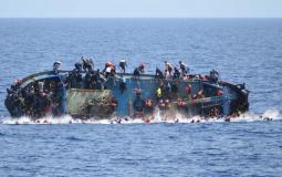 غرق سفينة مهاجرين - توضيحية
