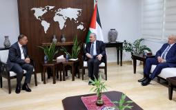 تفاصيل اجتماع اشتية مع وزير الداخلية الأردني مازن الفراية برام الله