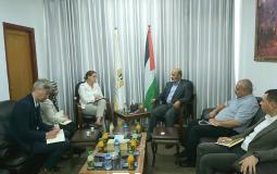 وزارة الاقتصاد ومنظمة الأونسكو تبحثان الأولويات الاقتصادية لقطاع غزة