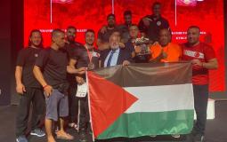 المنتخب الفلسطيني يحصد الميدالية الذهبية في بطولة العالم لمصارعة الذراعين