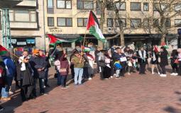 وقفة تضامنية مع الشعب الفلسطيني والتنديد بجرائم الاحتلال في السويد
