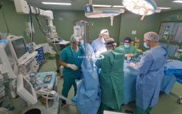 إجراء عمليات كبرى ونوعية بالشراكة مع الوفد الطبي المصري في غزة
