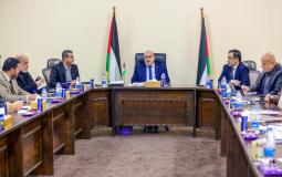 اجتماع لجنة متابعة العمل الحكومي في قطاع غزة - ارشيف