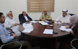 اجتماع اللجنة الاقتصادية بالتشريعي في غزة