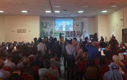 اسماعيل هنية رئيس حركة حماس يتحدث خلال المؤتمر الفكري السنوي الذي تعقده حركة البناء الوطني الجزائرية