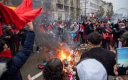 أعمال عنف في بروكسل بعد خسارة المنتخب البلجيكي