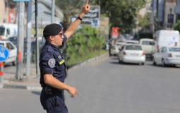 شرطي مرور في قطاع غزة - ارشيف