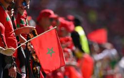 جماهير منتخب المغرب خلال مباراة كرواتيا في كأس العالم 2022