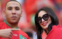مشجعو منتخب المغرب يتابعون المباراة ضد بلجيكا في كأس العالم 2022