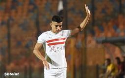 أشرف بن شرقي، لاعب في نادي الزمالك السابق/ أرشيف.