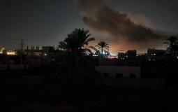 طائرات الاحتلال تقصف موقعين للمقاومة وسط قطاع غزة بأكثر من 10 صواريخ