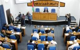جانب من جلسة المجلس التشريعي بغزة