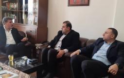 السفير عبد الهادي يستقبل ممثل الجهاد الإسلامي في سوريا