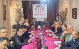 جانب من الندوة التي عقدت في غزة