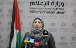 عزيزة الكحلوت المتحدثة باسم وزارة التنمية الاجتماعية بغزة