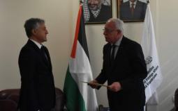 رياض المالكي يتسلم أوراق اعتماد سفير بلغاريا