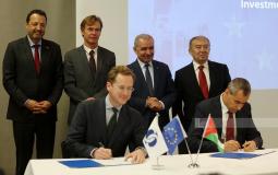 جانب من توقيع عدة اتفاقيات اقتصادية بين مؤسسات وطنية واوروبية