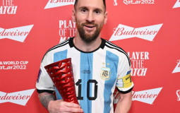 لاعب الأرجنتين ميسي يحصد جائزة رجل مباراة الأرجنتين وكرواتيا