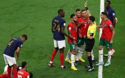 أخطاء الحكم راموس في مباراة فرنسا والمغرب