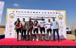 دراجان فلسطينيان يحققان فضية وبرونزية البطولة العربية بالإمارات لفئة ذوي الإعاقة.