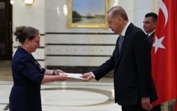 الرئيس التركي يتسلم أوراق اعتماد سفيرة إسرائيل