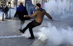 الشرطة الفرنسية تستخدم الغاز المسيل للدموع