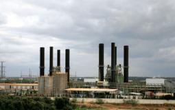 محطة الكهرباء وسط قطاع غزة