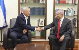 رئيس الوزراء الإسرائيلي بنيامين نتنياهو ووزير الجيش السابق بيني غانتس.jpeg
