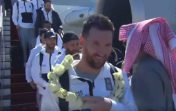 وصول ليونيل ميسي إلى الرياض