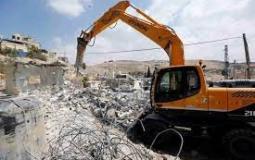 قوات الاحتلال تهدم منازل الفلسطينيين