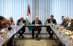 اجتماع رئيس وزراء فلسطين محمد اشتية مع السفراء العرب في اوروبا