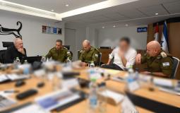 وزير الأمن الاسرائيلي يوآف غالانت يجتمع ع فرقة الجيش بالضفة الغربية