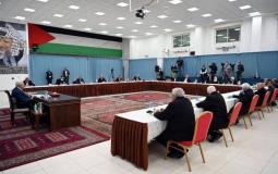 الرئيس محمود عباس يترأس اجتماع للجنة المركزية لحركة فتح - ارشيف