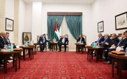 لقاء الرئيس عباس مع رؤساء مخابرات مصر والأدن